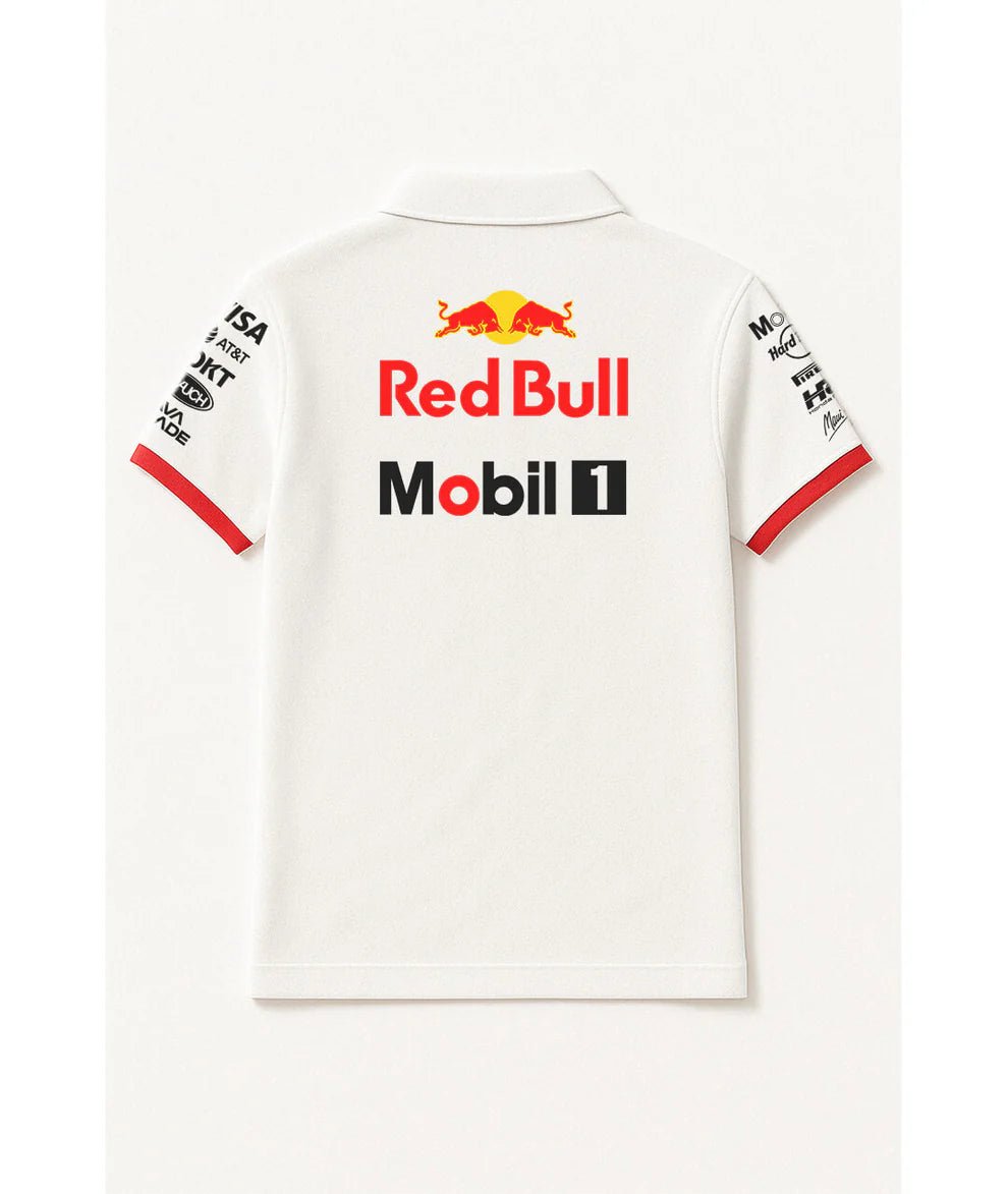 Red Bull Racing White Polo Shirt