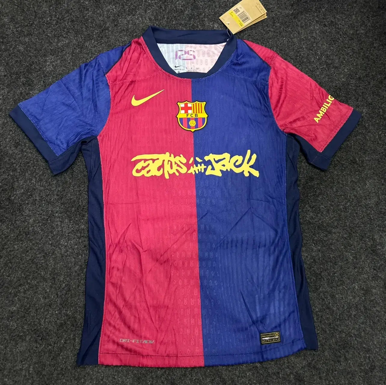 BARCELONA HOME X OFFICIAL CACTUS JACK TRAVIS SCOTT 2025/26