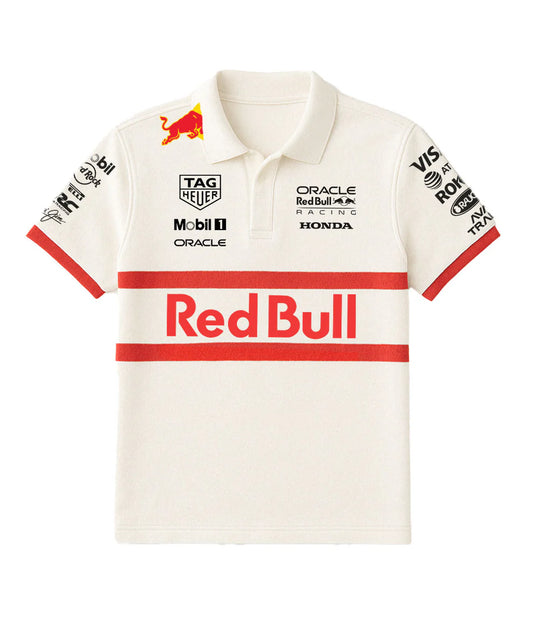 Red Bull Racing White Polo Shirt